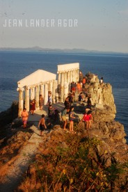 The Acropolis-inspired structure at Fortune Island